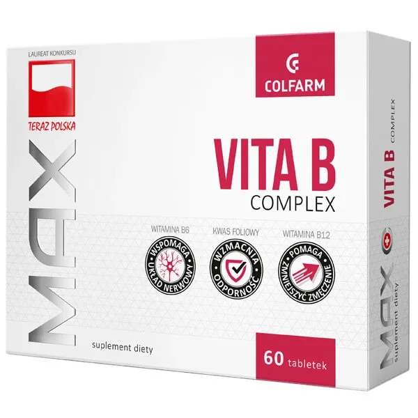Max Vita B Complex, 60 comprimate — preț și oferte