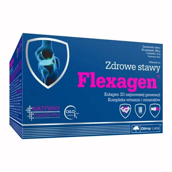 Olimp Flexagen, aromă de zmeură, 12 g x 30 pliculețe Olimp Labs — preț și oferte