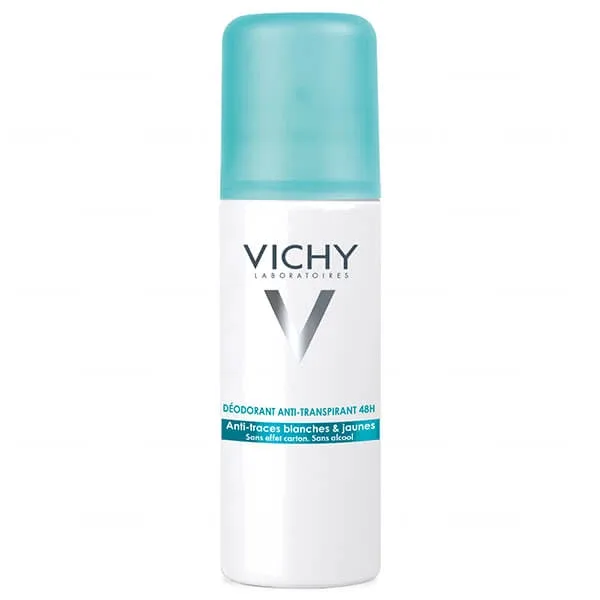 Vichy, spray antiperspirant 48h, împotriva urmelor de pe haine, 125 ml — preț și oferte