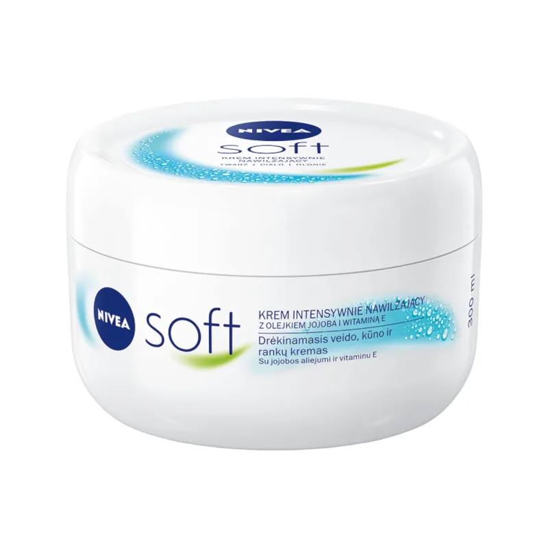 Nivea Soft, cremă hidratantă intensivă, 300 ml — preț și oferte