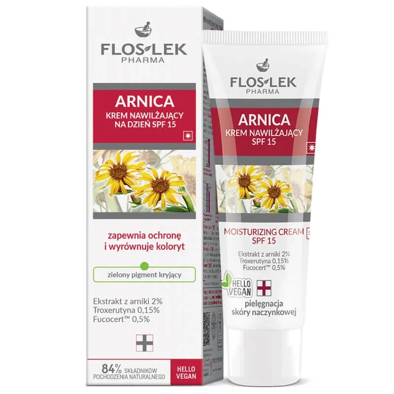 Flos-Lek Arnica, cremă hidratantă SPF 15, 50 ml — preț și oferte