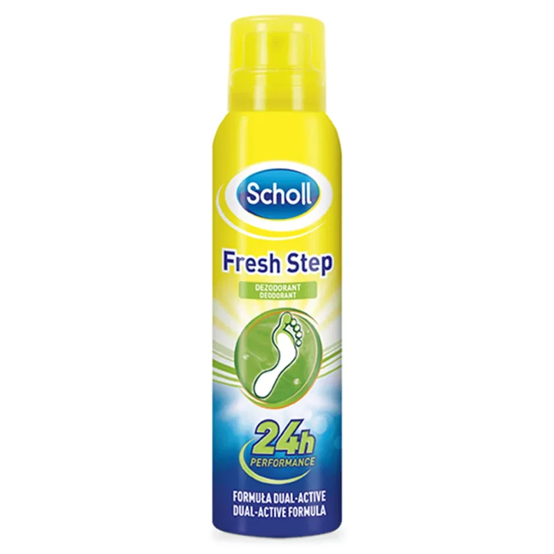 Scholl Fresh Step, deodorant pentru picioare cu neutralizare a mirosului, 150 ml — preț și oferte
