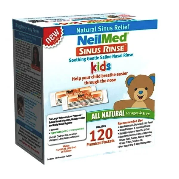 Kit pediatric SINUS RINSE, set de reumplere, 120 pliculețe — preț și oferte