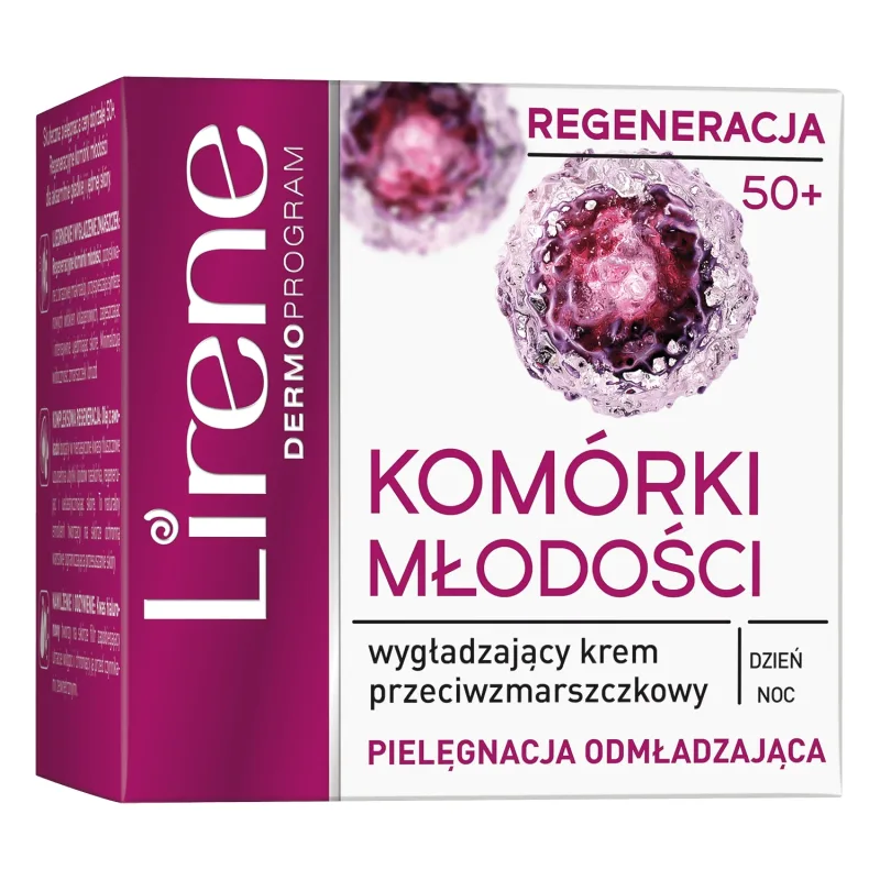 Lirene Youth Cells 50+, cremă antirid, 50 ml — preț și oferte