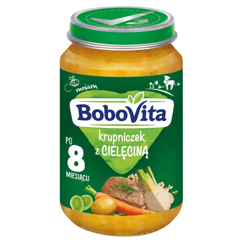 BoboVita Zupa krupniczek cu vițel, după 8 luni, 190 g — preț și oferte