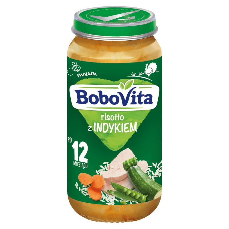 BoboVita Lunch, risotto de curcan, după 12 luni, 250 g — preț și oferte