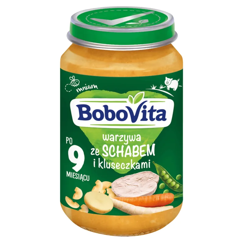 BoboVita Dinner, legume cu carne de porc și tăiței, după 9 luni, 190 g — preț și oferte