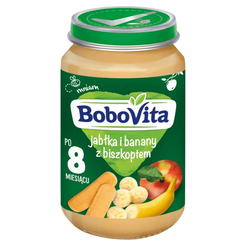 BoboVita Desert, mere și banane cu biscuiți, după 8 luni, 190 g — preț și oferte