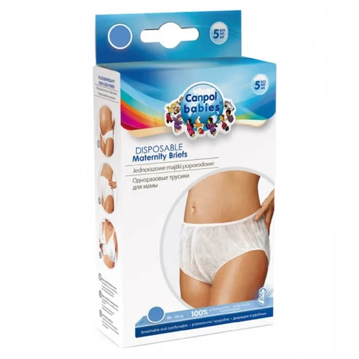 Canpol, chiloți postpartum, de unică folosință, mărimea XL, 5 bucăți CANPOL BABIES — preț și oferte