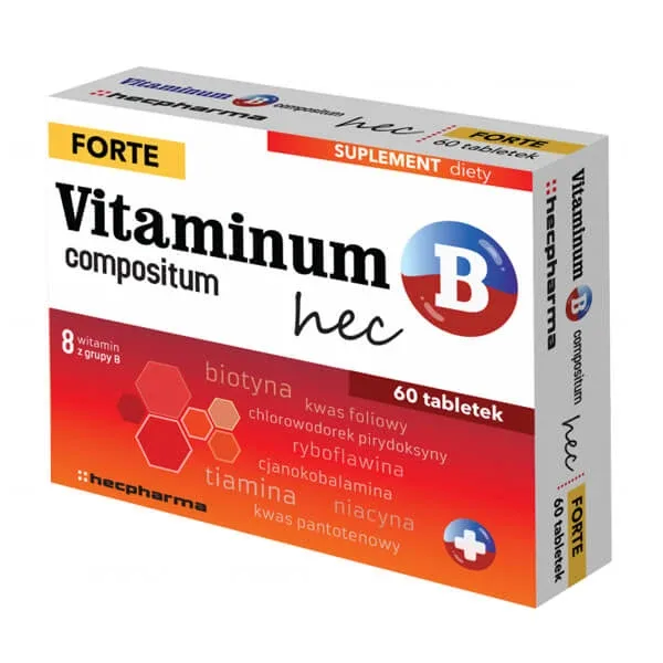 Vitaminum B Compositum Forte Hec, 60 comprimate Starpharma — preț și oferte