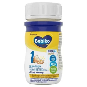 Bebiko 1 Nutriflor Expert, lapte pentru sugari gata de băut, de la naștere, 90 ml