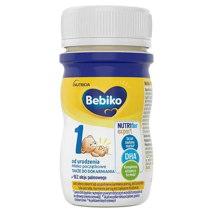 Bebiko 1 Nutriflor Expert, lapte pentru sugari gata de băut, de la naștere, 90 ml — preț și oferte