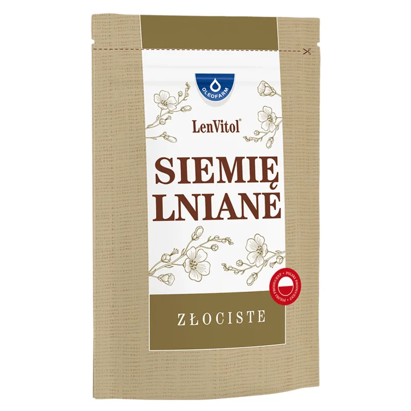 Oleofarm LenVitol, semințe de in aurii, 450 g — preț și oferte