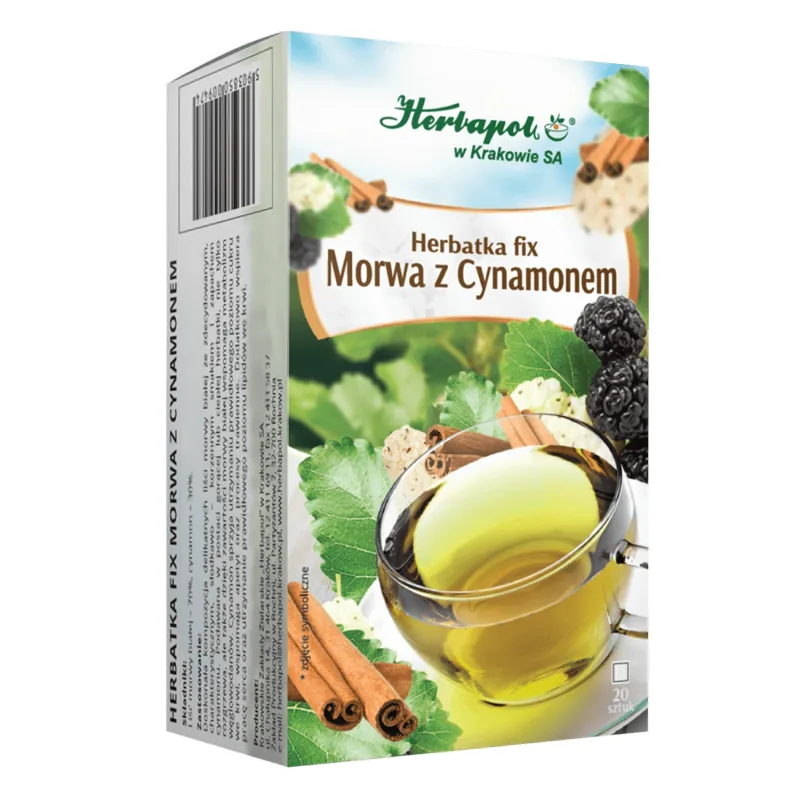 Herbapol Morwa z Cynamonem, ceai fix, 2 g x 20 pliculețe — preț și oferte