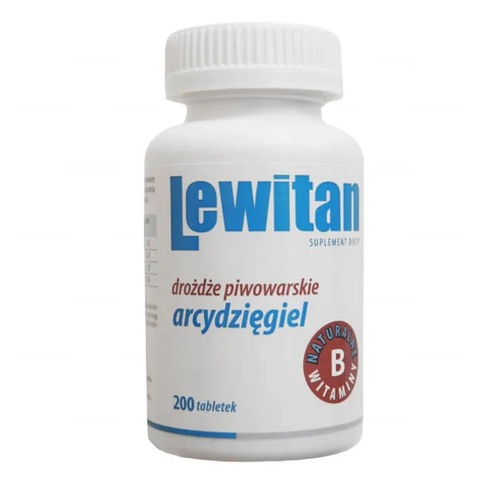 Levitan Drojdie de bere + Angelica, 200 comprimate — preț și oferte