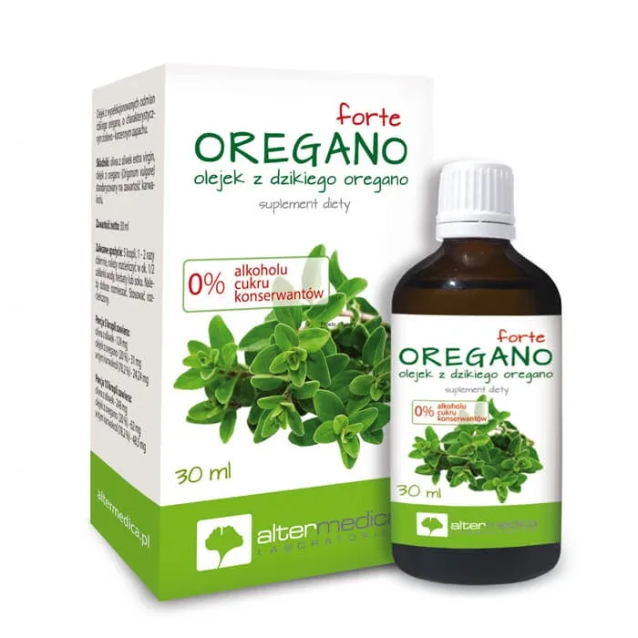Alter Medica, Oregano Forte, ulei de oregano sălbatic, 30 ml — preț și oferte