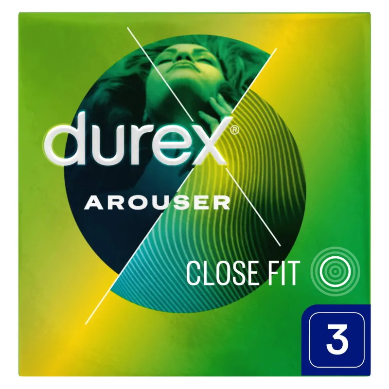 Durex Arouser, prezervative cu nervuri, 3 bucăți — preț și oferte