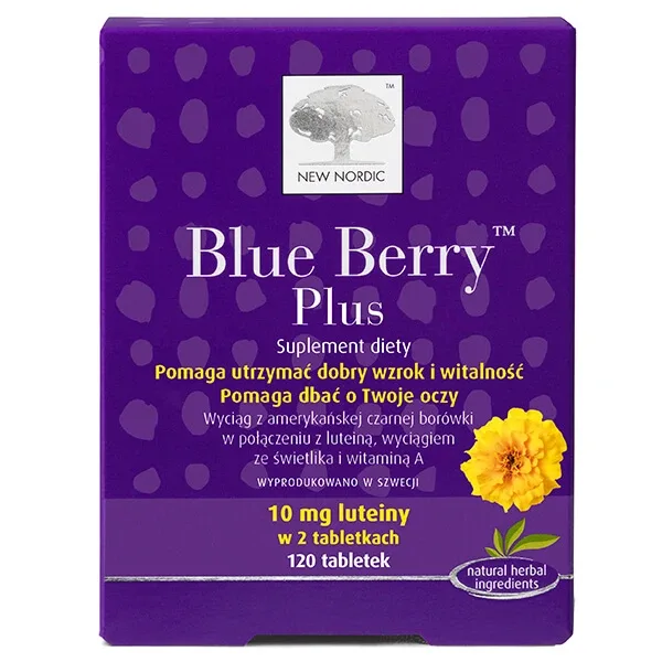 New Nordic Blue Berry Plus, 120 comprimate — preț și oferte