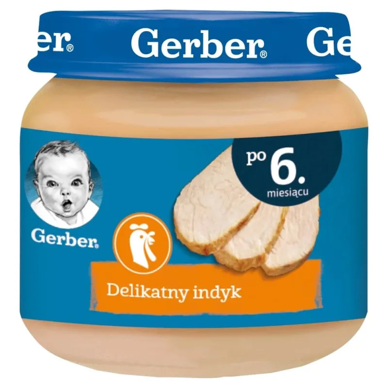 Gerber Lunch, curcan fraged, după 6 luni, 80 g — preț și oferte