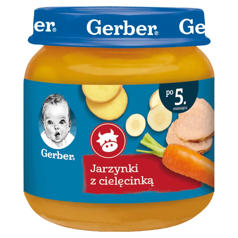 Gerber Dinner, legume cu vițel, după 5 luni, 125 g — preț și oferte