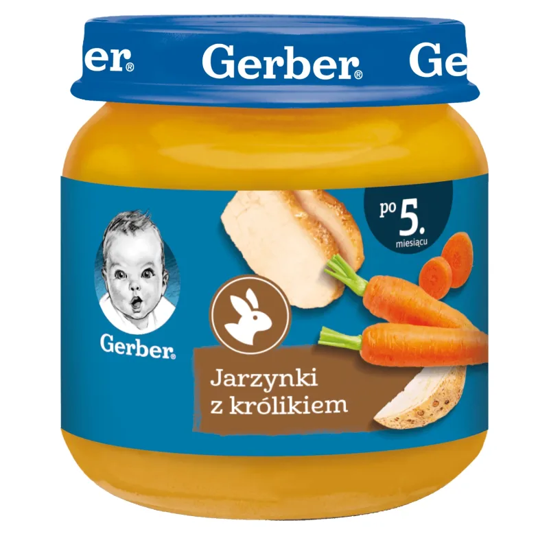 Gerber Lunch, legume cu iepure, după 5 luni, 125 g — preț și oferte