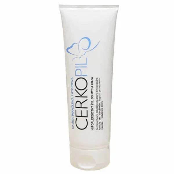 Cerkopil, gel hipoalergenic de spălare a corpului, piele sensibilă și atopică, 250 ml — preț și oferte