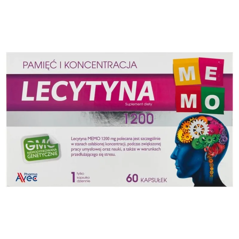Lecitină MEMO 1200 mg, 60 capsule — preț și oferte
