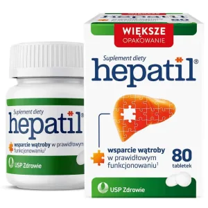 Hepatil, 80 de comprimate, USP Zdrowie