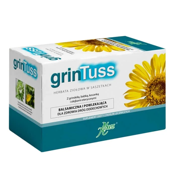 GrinTuss, ceai din plante, 20 pliculețe ABOCA — preț și oferte