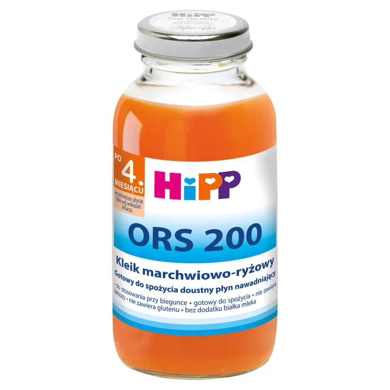 HiPP ORS 200 Terci de orez cu morcovi, după 4 luni, 200 ml — preț și oferte