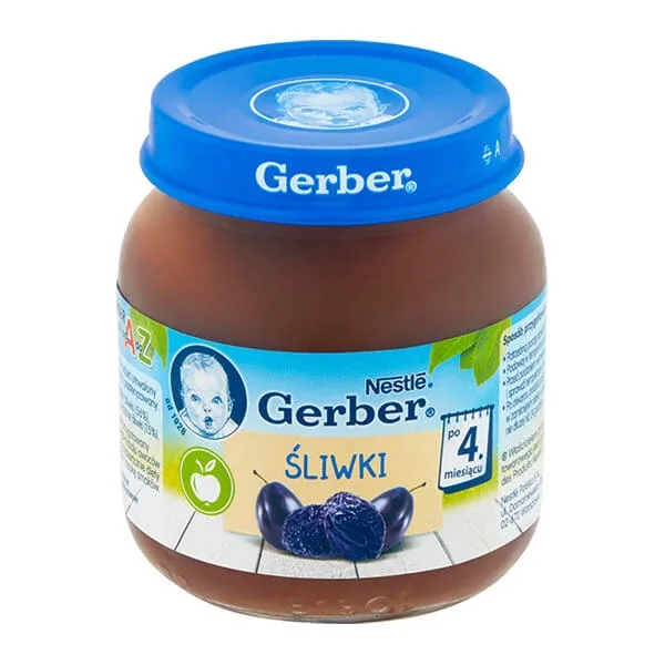Desert Gerber, prune, după 4 luni, 125 g — preț și oferte