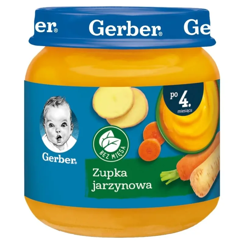 Gerber Zupa, legume, după 4 luni, 125 g — preț și oferte