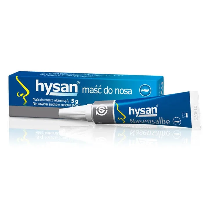 Hysan, unguent nazal cu vitamina A, 5 g — preț și oferte