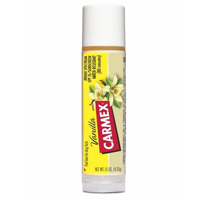 Carmex Vanilla, balsam de buze, stick, SPF 15, 4.25 g — preț și oferte