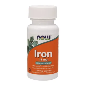 Now Foods Fier 18 mg, fier, 120 capsule