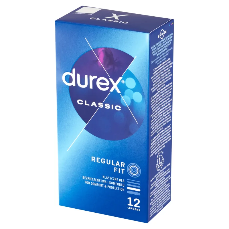 Durex Classic, prezervative clasice netede, 12 bucăți — preț și oferte