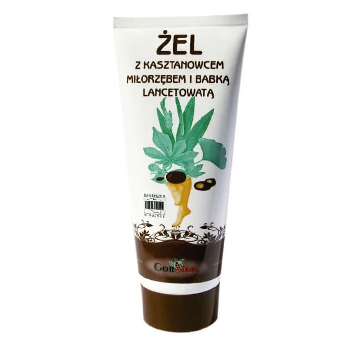GorVita, gel cu castan de cal, ginkgo și plantain, 200 ml — preț și oferte