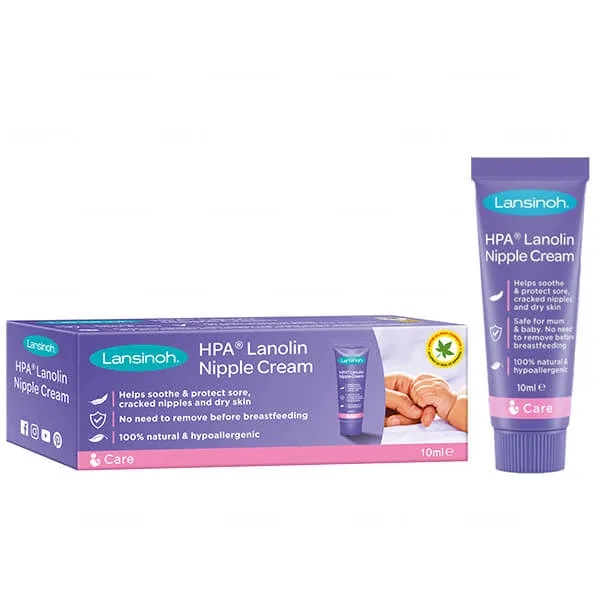 Lansinoh, lanolină HPA, cremă pentru mameloane, 10 ml — preț și oferte