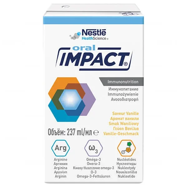 Impact Oral, preparat nutritiv, aromă de vanilie, 3 x 237 ml NESTLE — preț și oferte
