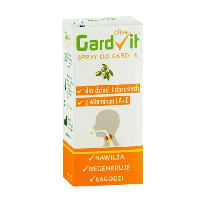GardVit Olive, spray pentru gât pentru copii și adulți, 15 ml — preț și oferte