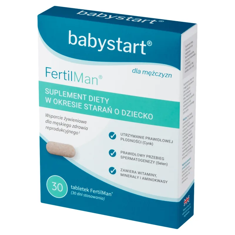 Babystart FertilMan, 30 comprimate — preț și oferte