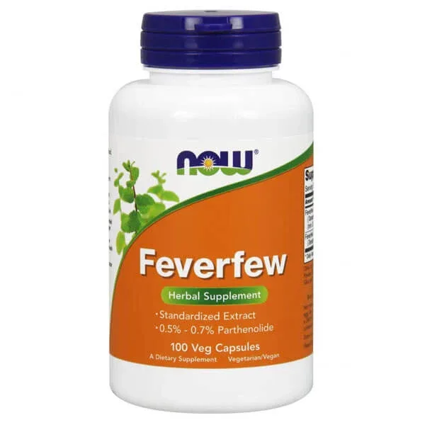 Now Foods Feverfew, Marshmallow, 100 capsule vegetariene — preț și oferte