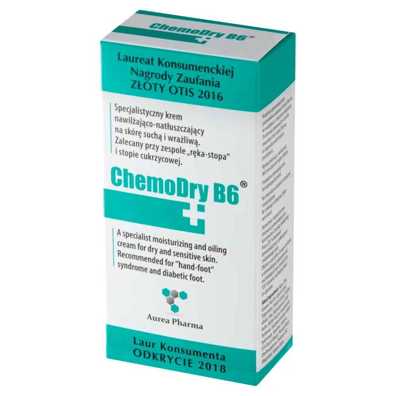 Chemodry B6, cremă hidratantă și lubrifiantă specializată pentru pielea uscată, sensibilă și iritată, 50 ml — preț și oferte
