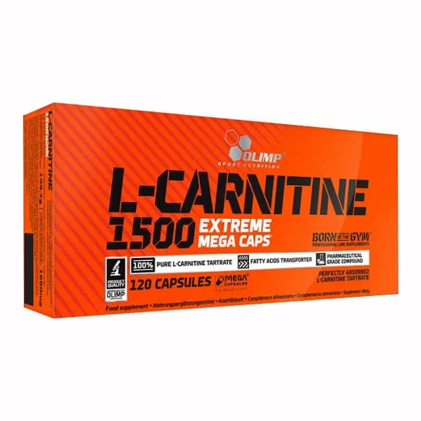 Olimp L-Carnitină 1500 Extreme Mega Caps, 120 capsule Olimp Labs — preț și oferte