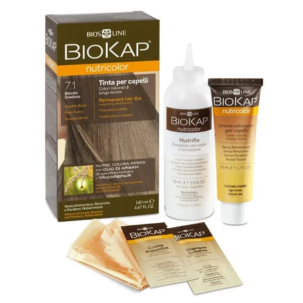 Biokap Nutricolor, culoare de păr, 7.1 blond suedez, 140 ml — preț și oferte