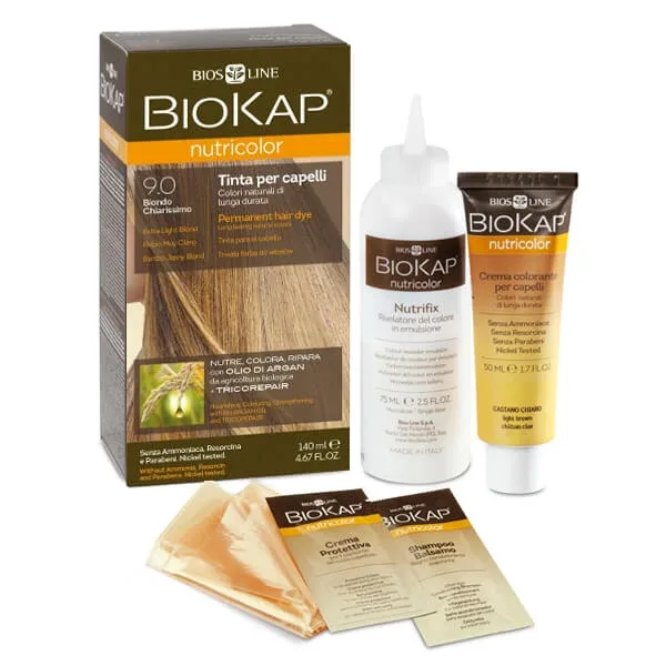 Biokap Nutricolor, culoare de păr, 9.0 blond foarte deschis, 140 ml — preț și oferte
