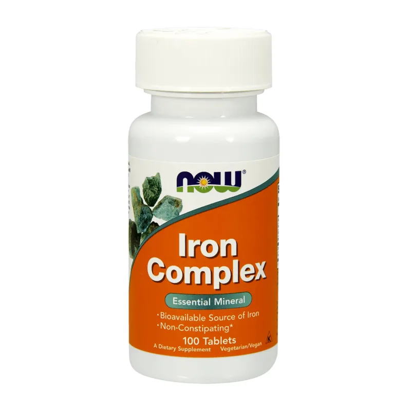 Now Foods Complex de fier, 100 comprimate — preț și oferte