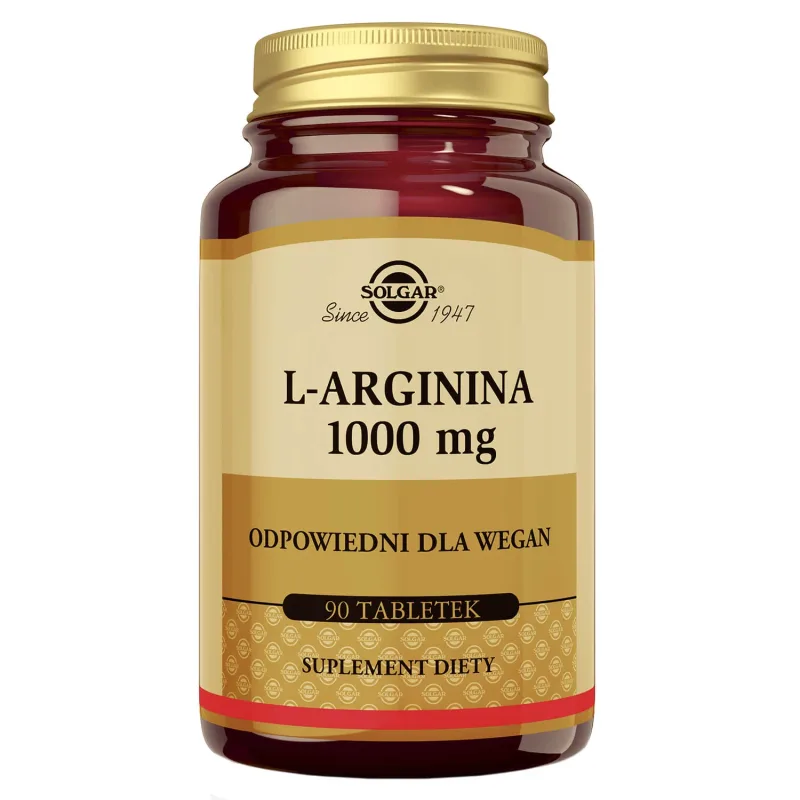 Solgar L-Arginină 1000 mg, 90 comprimate — preț și oferte