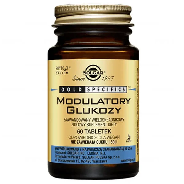 Solgar Glucose Modulators, 60 comprimate — preț și oferte