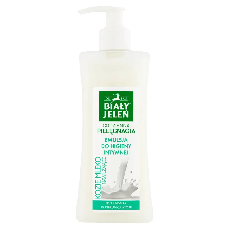 White Deer, Emulsie hipoalergenică pentru igiena intimă, lapte de capră, 265 ml Biały Jeleń — preț și oferte